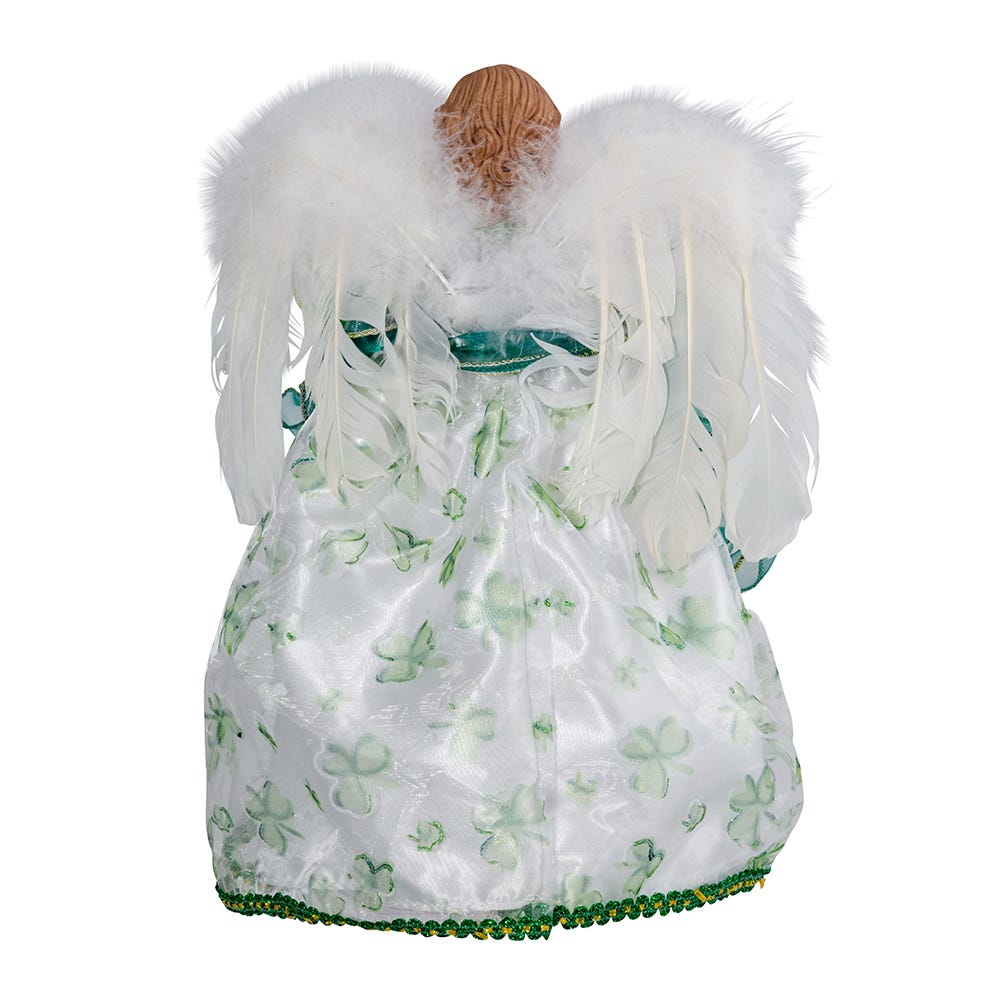 Kurt Adler UL 10-Light 12-Inch Irish Angel Treetop